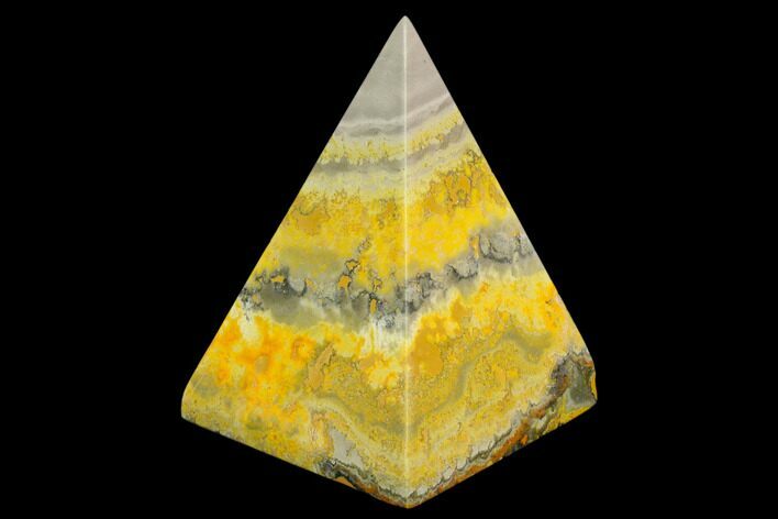 Polished Bumblebee Jasper Pyramid - Indonesia #114986